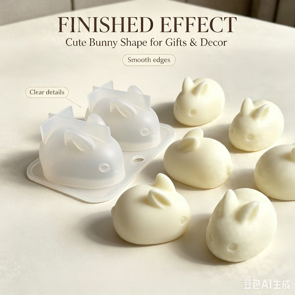 Soap Making Instructions - 3D Mini Konijn Siliconen Mal Food