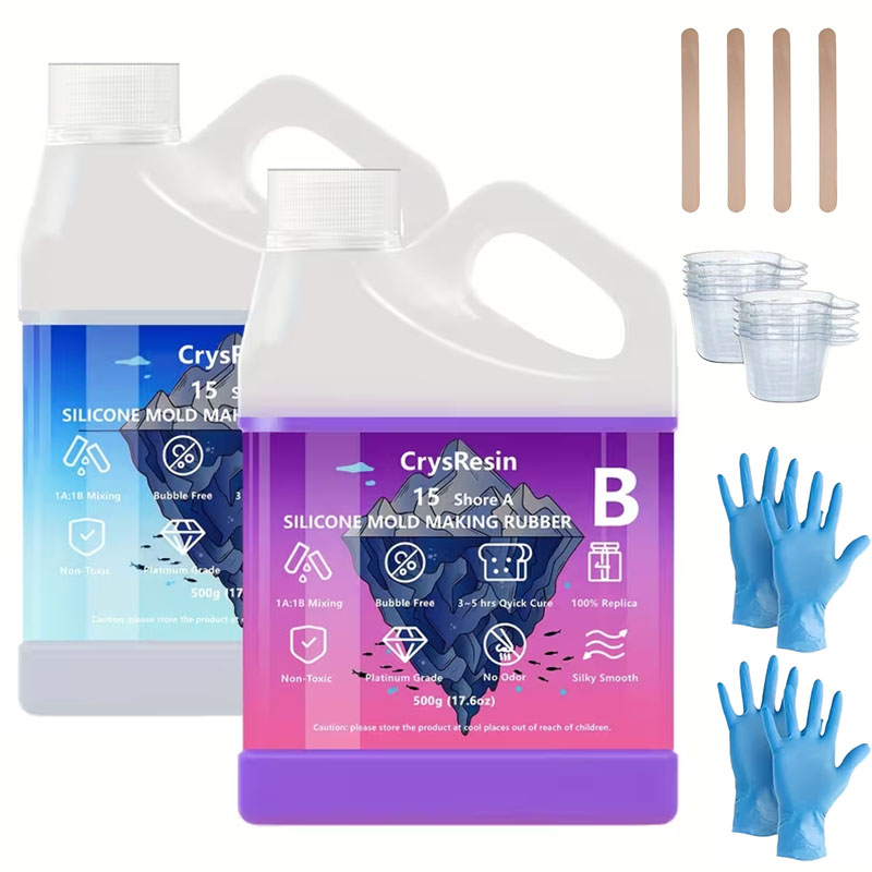 Soap Making Diy Kit - 500ml 2 Flessen Vloeibare Siliconen voor