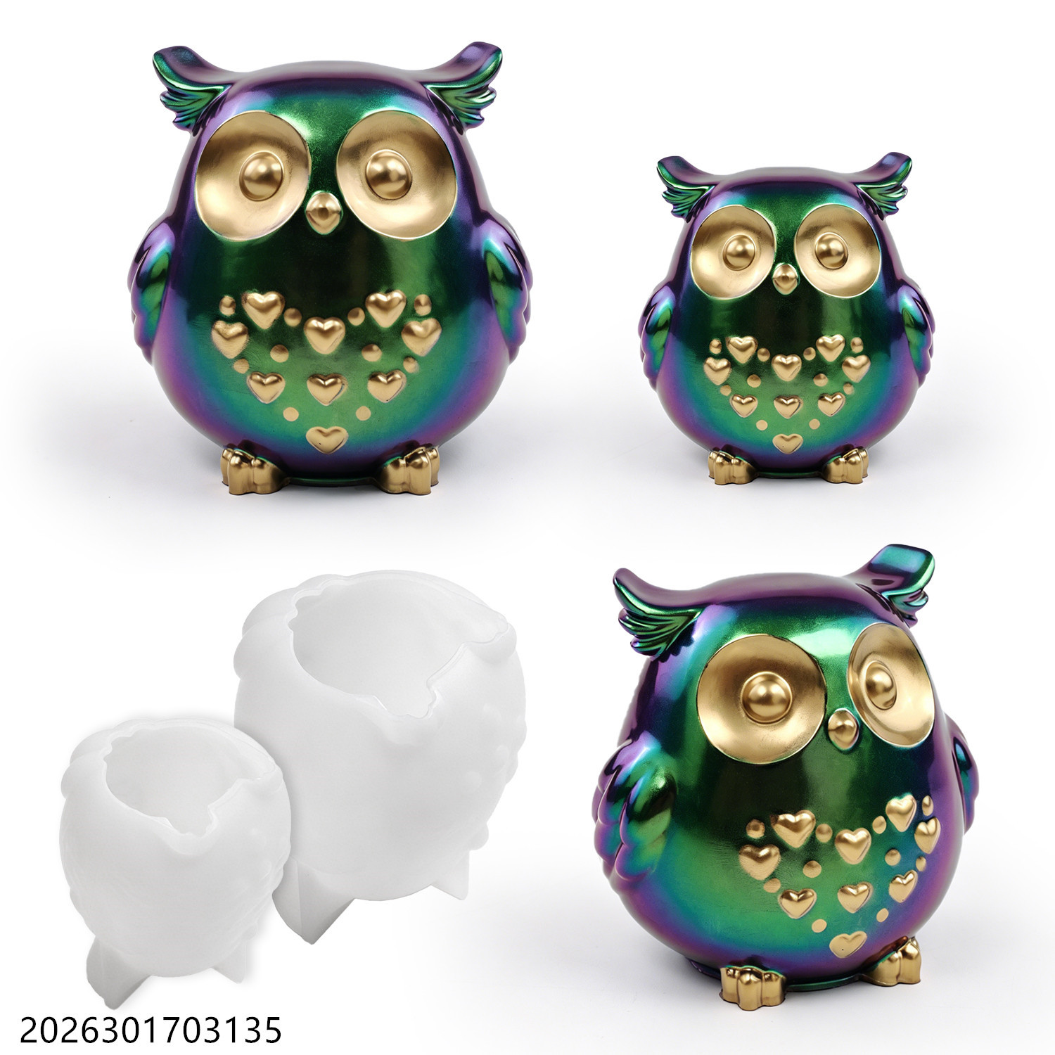 Soap Making Gifts - Uil siliconen mal 3D vogelvorm set