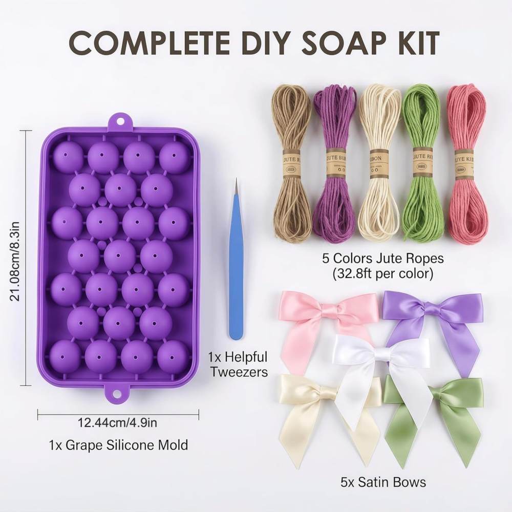 Druiven siliconen zeepvorm, do - Soap Making Gifts recensie en prijs