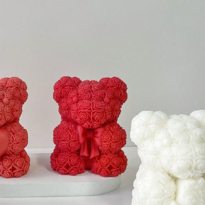 Rose Bow Bear Candle Silicone  - Soap Making Gifts recensie en prijs