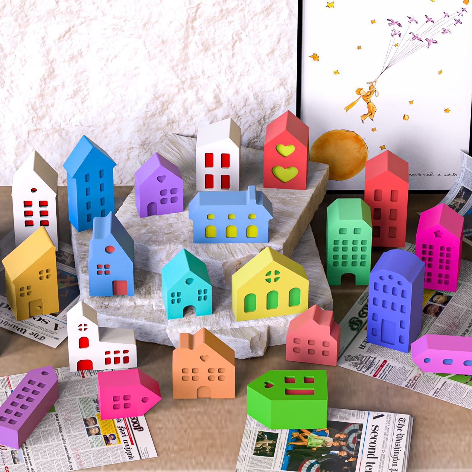 Multi-House Ornament Siliconen - Soap Making Gifts recensie en prijs